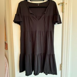 J Crew tiered Tshirt Dress, large